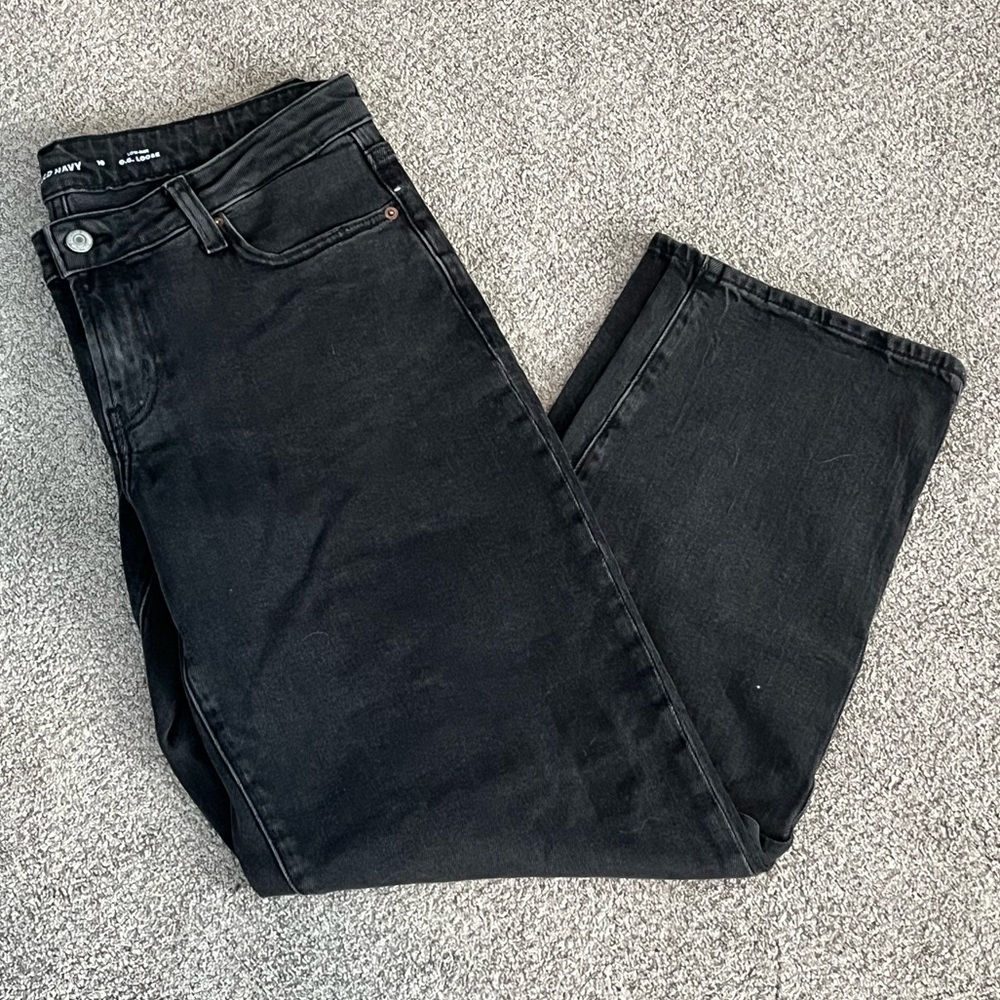 Old Navy OG Loose Low Rise Black Jeans
